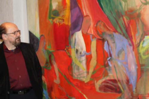 Cluster art. Matti Luostarinen. Memorial exhibition of Leena Luostarinen