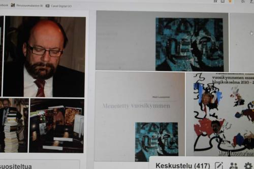 Matti Luostarinen. Cluster art. Menetetty vuosikymmen.