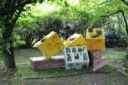 Matti Luostarinen. Cluster art. Cluster art garden. Finland's big year 2017 - Suomi 100