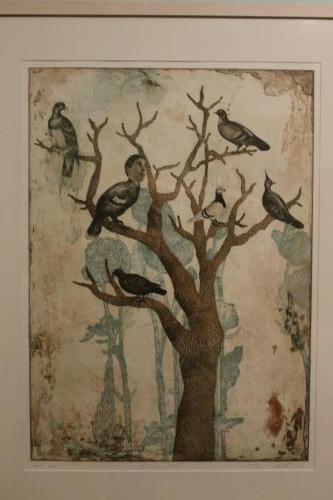 Matti Luostarinen. Cluster art. Collage art of Outi Huhtala 2017.