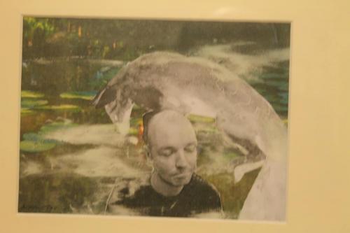 Matti Luostarinen. Cluster art. Collage art of Outi Huhtala 2017.
