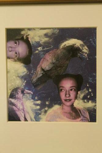 Matti Luostarinen. Cluster art. Collage art of Outi Huhtala 2017.