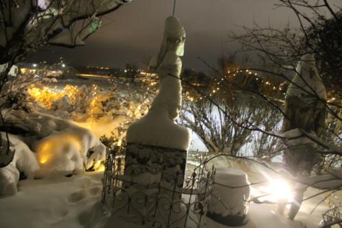 Matti Luostarinen. Cluster art. Cluster art garden in 13.1.2021.