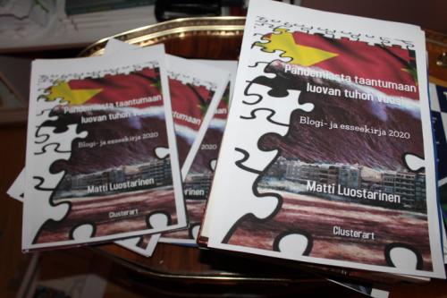 Matti Luostarinen. Cluster art. Pandemiasta taantumaan luovan tuhon vuosi.