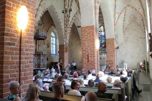 Matti Luostarinen. Cluster art. St. Catherine's Church in Karjaa.