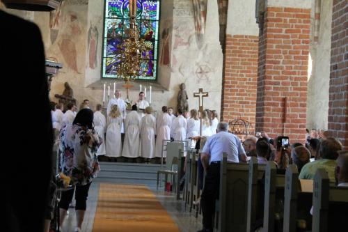 Matti Luostarinen. Cluster art. Confirmation of granddaughter Oona Huhtala. St. Catherina's Church, Karjaa.