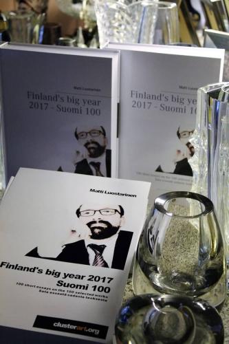 Matti Luostarinen. Cluster art. Finland's big year 2017 - Suomi 100.