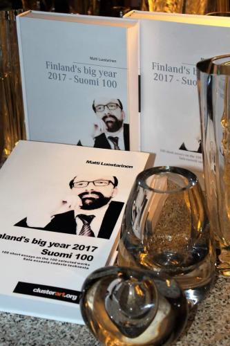 Matti Luostarinen. Cluster art. Finland's big year 2017 - Suomi 100.
