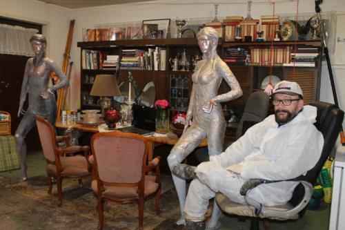 After vandalism in 2019. Cluster art and art of clusters 70 years in 10.07.2021/ The day of Finnish art