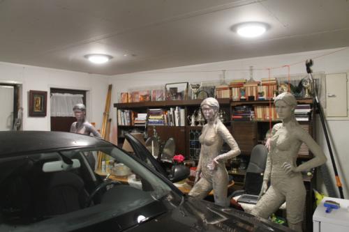 Workplace after vandalism in 2019